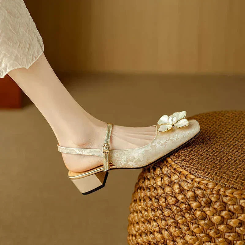Mathilde Elegant Women's Shoes with Floral Detail - view 8