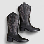 Sadie, Embroidered Western Boots
