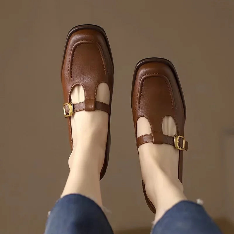 Emilia Vintage-Style T-Bar Shoes - view 8