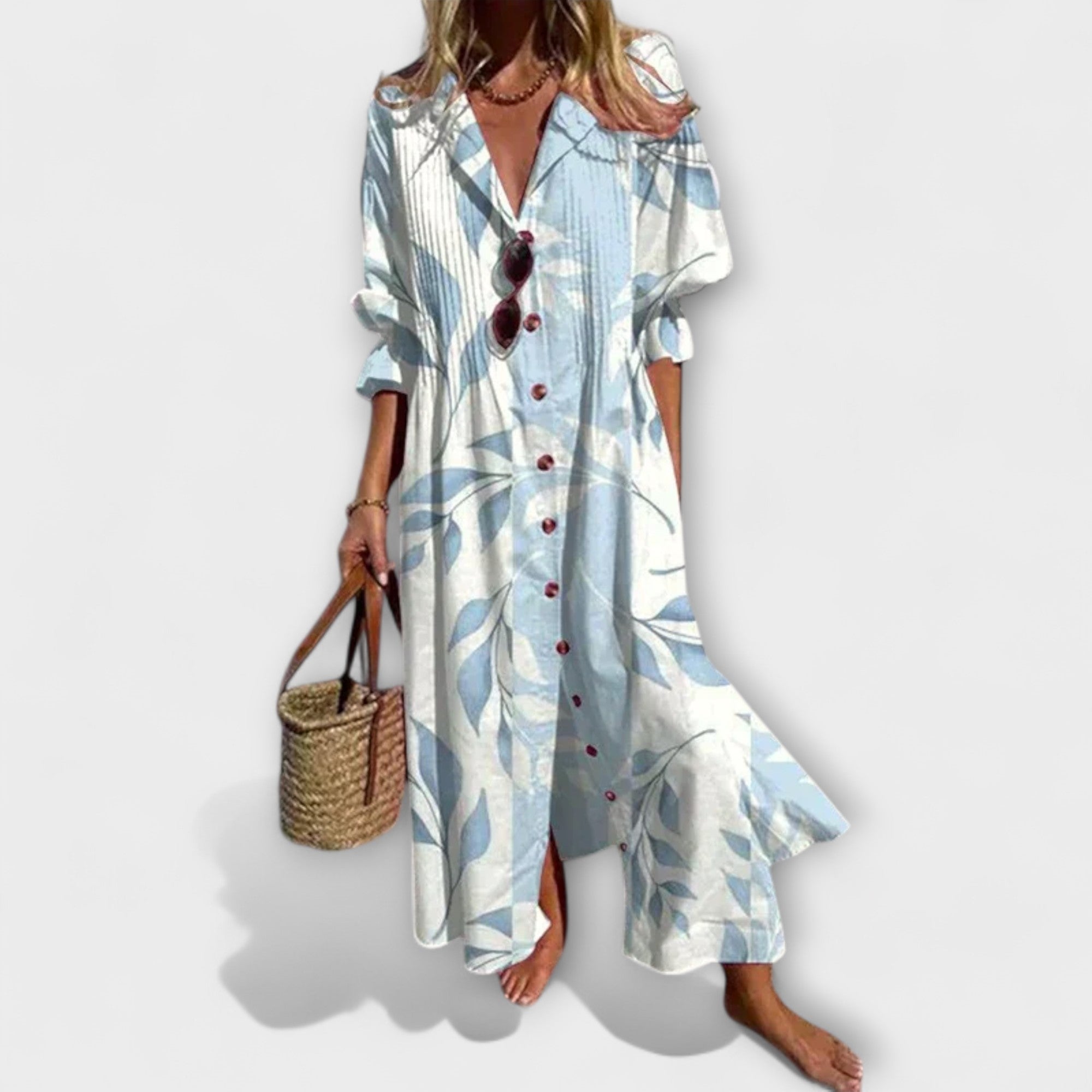 Lila | Flattering Maxi Dress with Tummy Coverage