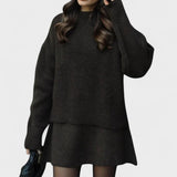 Susanna, Longline Knitted Jumper & Skirt Set