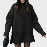 Susanna, Longline Knitted Jumper & Skirt Set