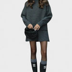 Susanna, Longline Knitted Jumper & Skirt Set