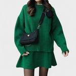 Susanna, Longline Knitted Jumper & Skirt Set