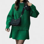 Susanna, Longline Knitted Jumper & Skirt Set