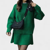 Susanna, Longline Knitted Jumper & Skirt Set