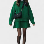 Susanna, Longline Knitted Jumper & Skirt Set