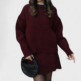 Susanna, Longline Knitted Jumper & Skirt Set