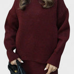 Susanna, Longline Knitted Jumper & Skirt Set