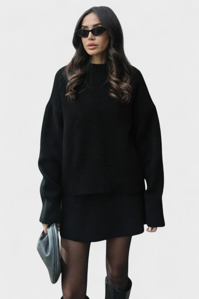 Susanna, Longline Knitted Jumper & Skirt Set