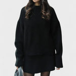 Susanna, Longline Knitted Jumper & Skirt Set
