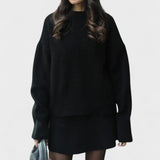 Susanna, Longline Knitted Jumper & Skirt Set