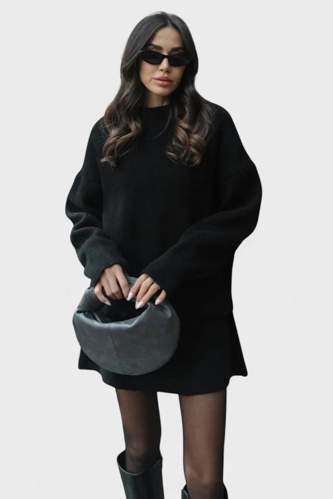 Susanna, Longline Knitted Jumper & Skirt Set