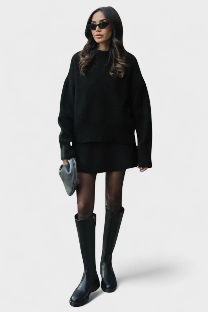 Susanna, Longline Knitted Jumper & Skirt Set