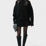 Susanna, Longline Knitted Jumper & Skirt Set