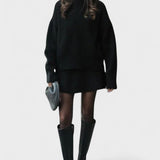 Susanna, Longline Knitted Jumper & Skirt Set