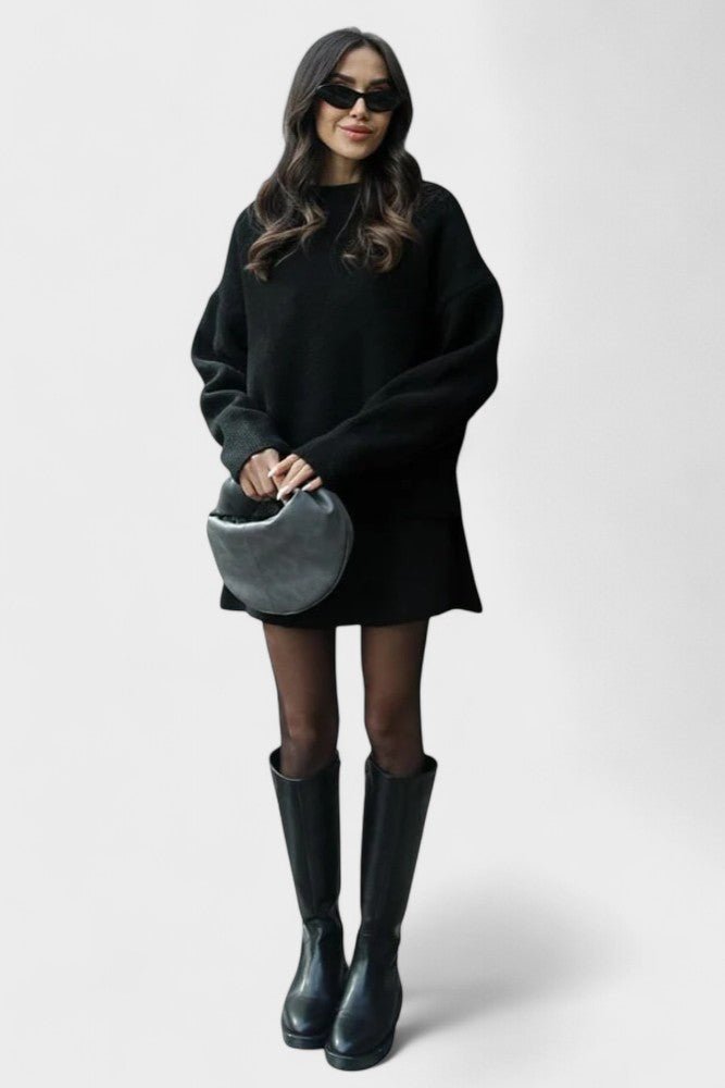 Susanna, Longline Knitted Jumper & Skirt Set