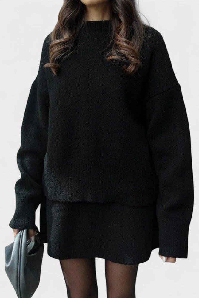 Susanna, Longline Knitted Jumper & Skirt Set