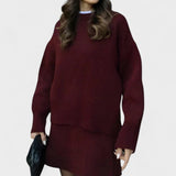 Susanna, Longline Knitted Jumper & Skirt Set