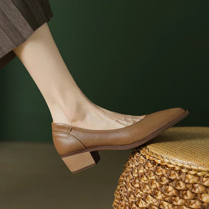 Ella Shoes with Mid-Height Heel - view 4