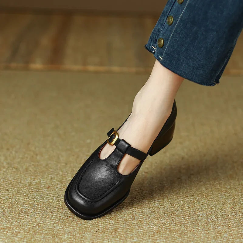 Emilia Vintage-Style T-Bar Shoes - view 4