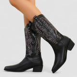 Sadie, Embroidered Western Boots