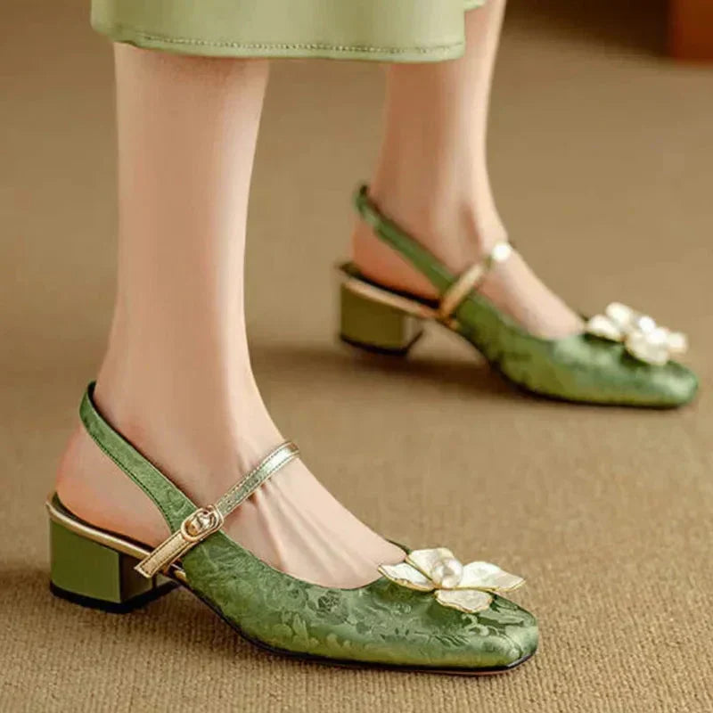 Mathilde Elegant Women's Shoes with Floral Detail - view 9