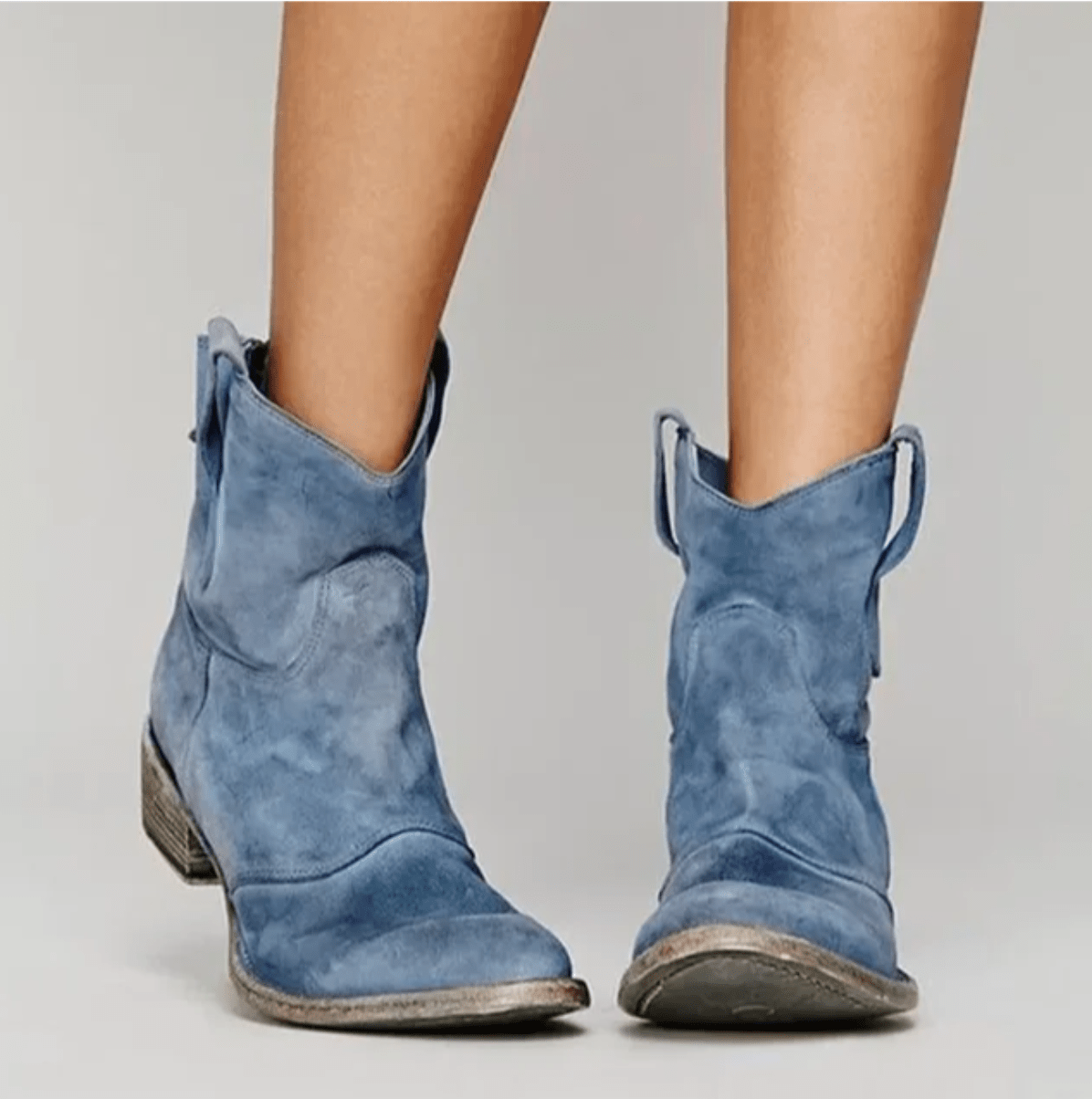 Piper, Western Ankle Boots, Pull-On Design