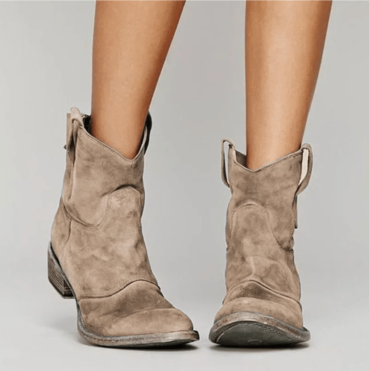 Piper, Western Ankle Boots, Pull-On Design
