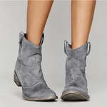 Piper, Western Ankle Boots, Pull-On Design