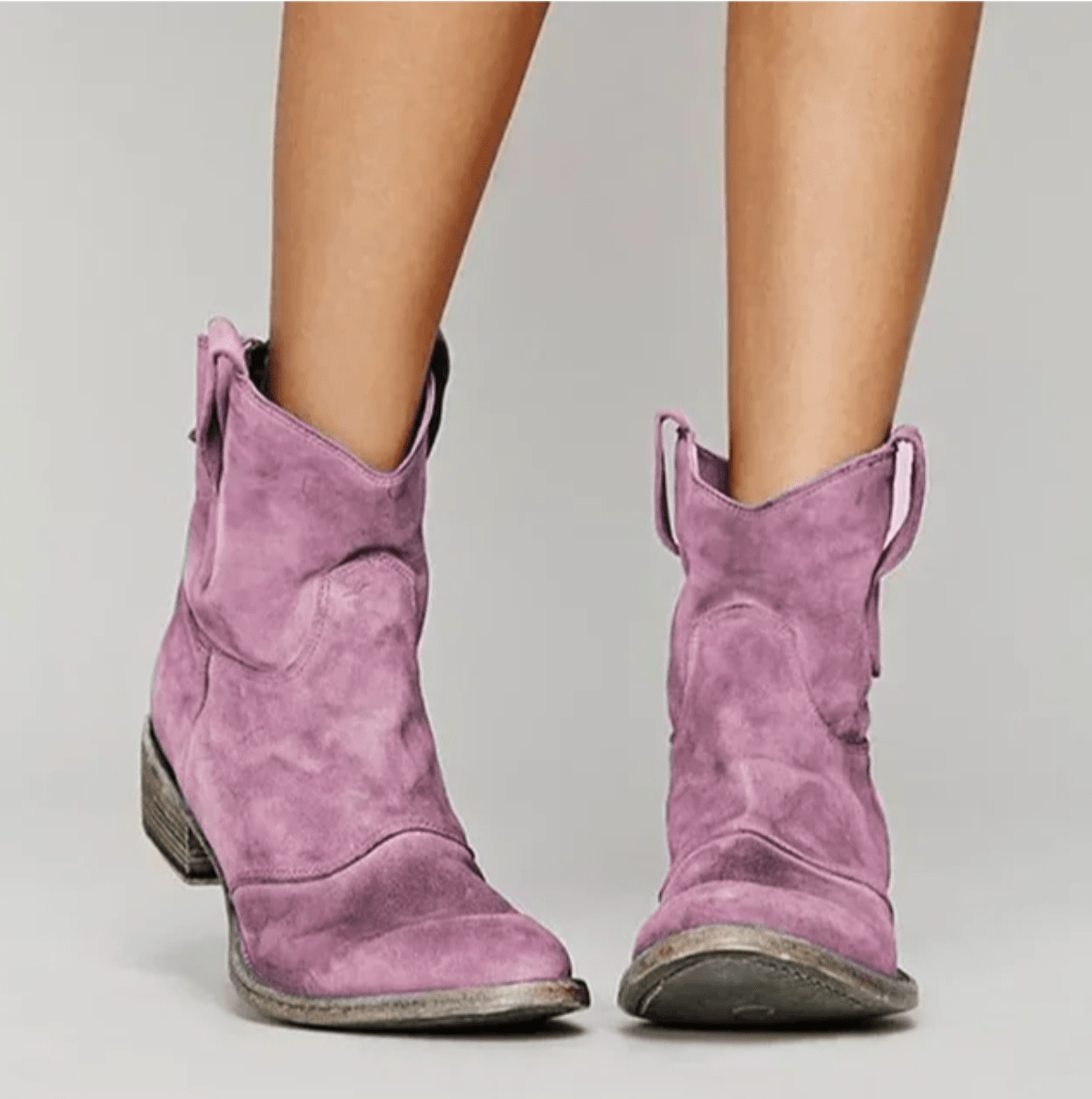 Piper, Western Ankle Boots, Pull-On Design
