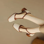 Helene Elegant Women's Shoes with Mid-Height Heel