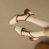 Helene Elegant Women's Shoes with Mid-Height Heel