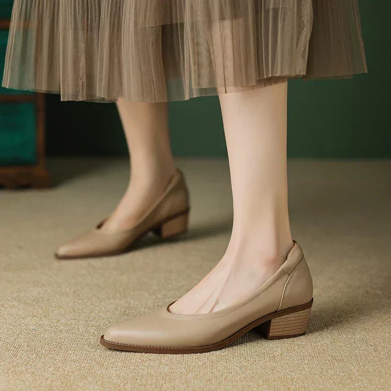 Ella Shoes with Mid-Height Heel - view 3