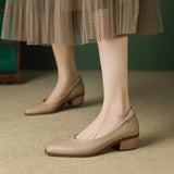 Ella Shoes with Mid-Height Heel - view 3