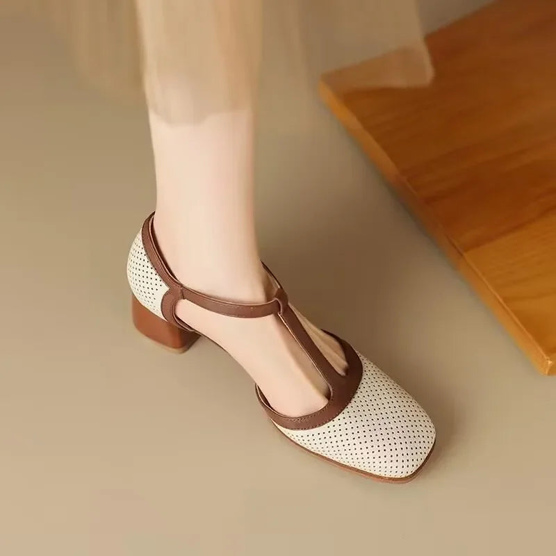 Helene Elegant Women's Shoes with Mid-Height Heel - view 4