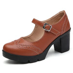 Sylvia Elegant Leather Pumps