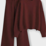 Shelley, Roll-Neck Knitted Jumper & Trousers Set