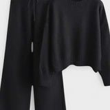 Shelley, Roll-Neck Knitted Jumper & Trousers Set