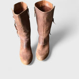 Annabel, Vintage Mid-Calf Ankle Boots