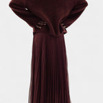 Celeste, Knitted Jumper & Pleated Skirt Set