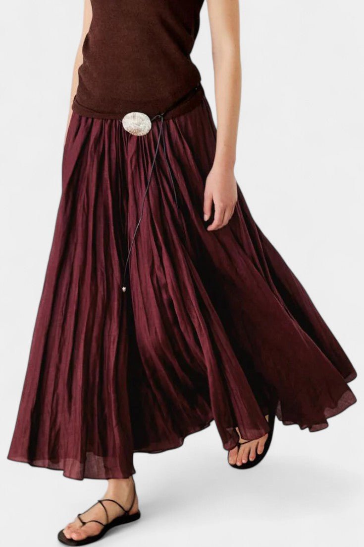Celeste, Knitted Jumper & Pleated Skirt Set