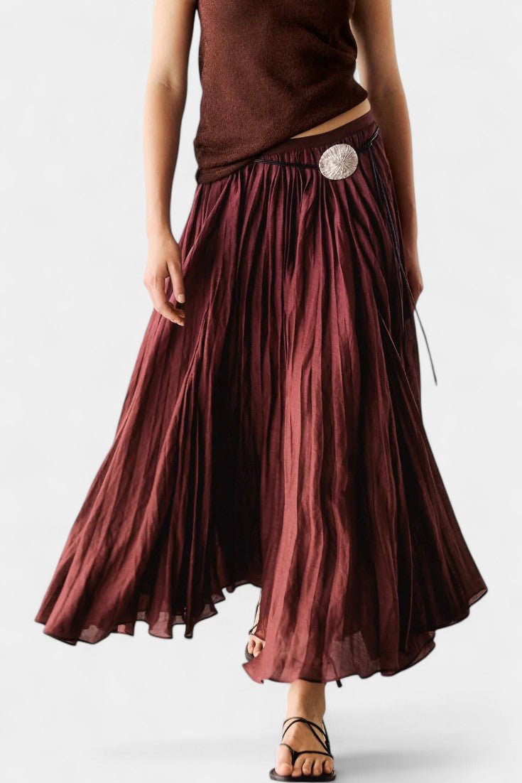 Celeste, Knitted Jumper & Pleated Skirt Set