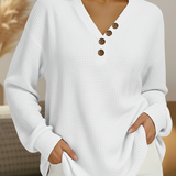 Wilma Simple Jumper with V-Neck
