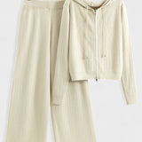 Sheena, Hooded Cardigan & Trousers Set
