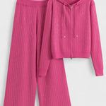 Sheena, Hooded Cardigan & Trousers Set