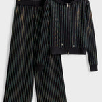 Sheena, Hooded Cardigan & Trousers Set