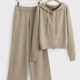 Sheena, Hooded Cardigan & Trousers Set