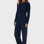 Tia, Cardigan & Wide-Leg Trousers Set
