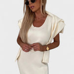 Tilly, Roll-Neck Knitted Jumper & Maxi Skirt Set